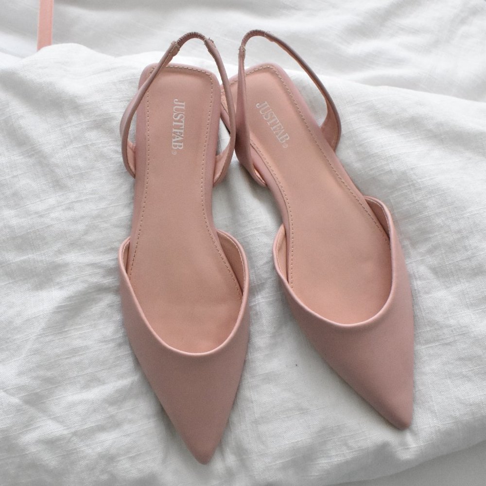 NEW Sling Back Blush Pink Flats